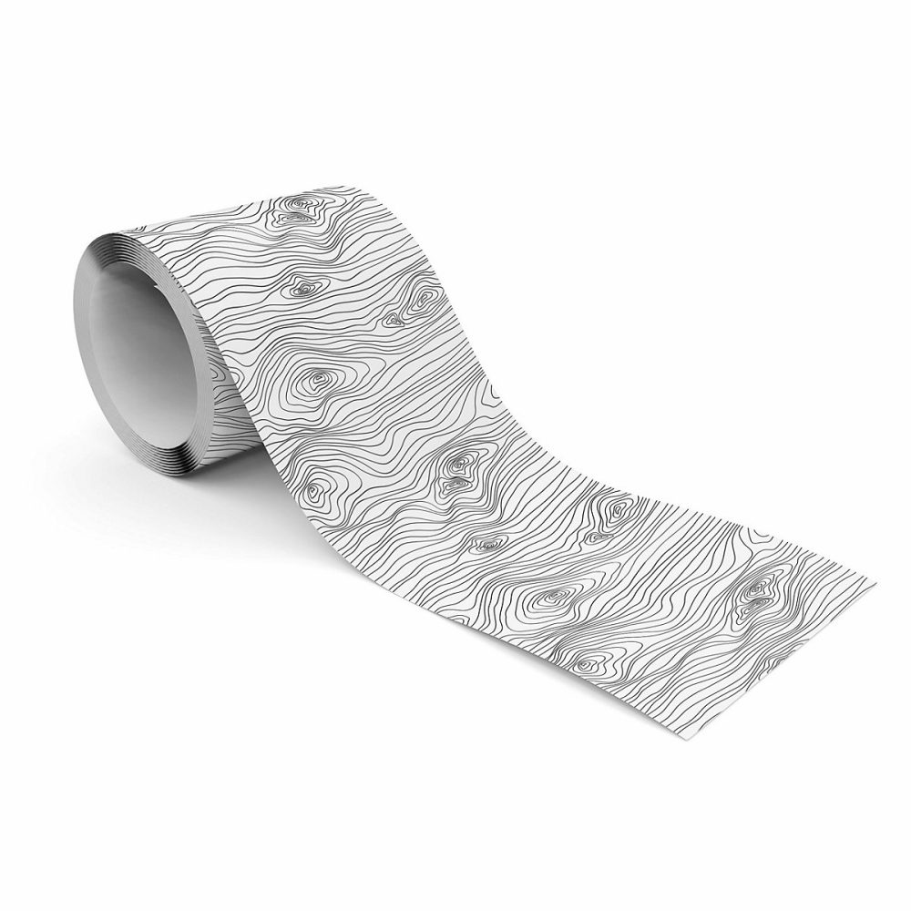 Bande Décorative auto – adhésif Motif GRAIN DE BOIS Pour Chambre 10cm x 300cm