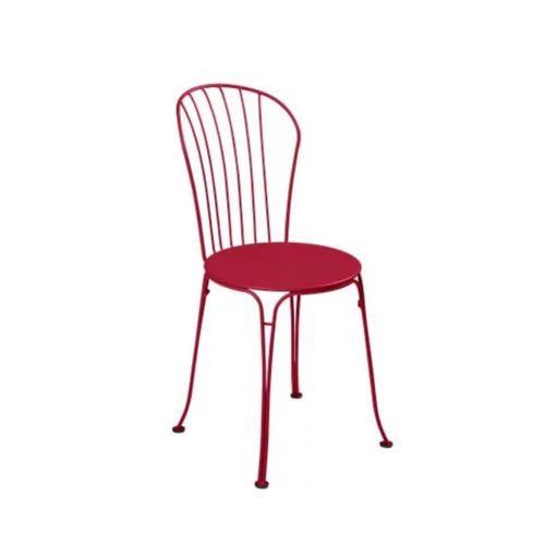 Chaise en acier coloris piment Opéra Fermob - 96 cm