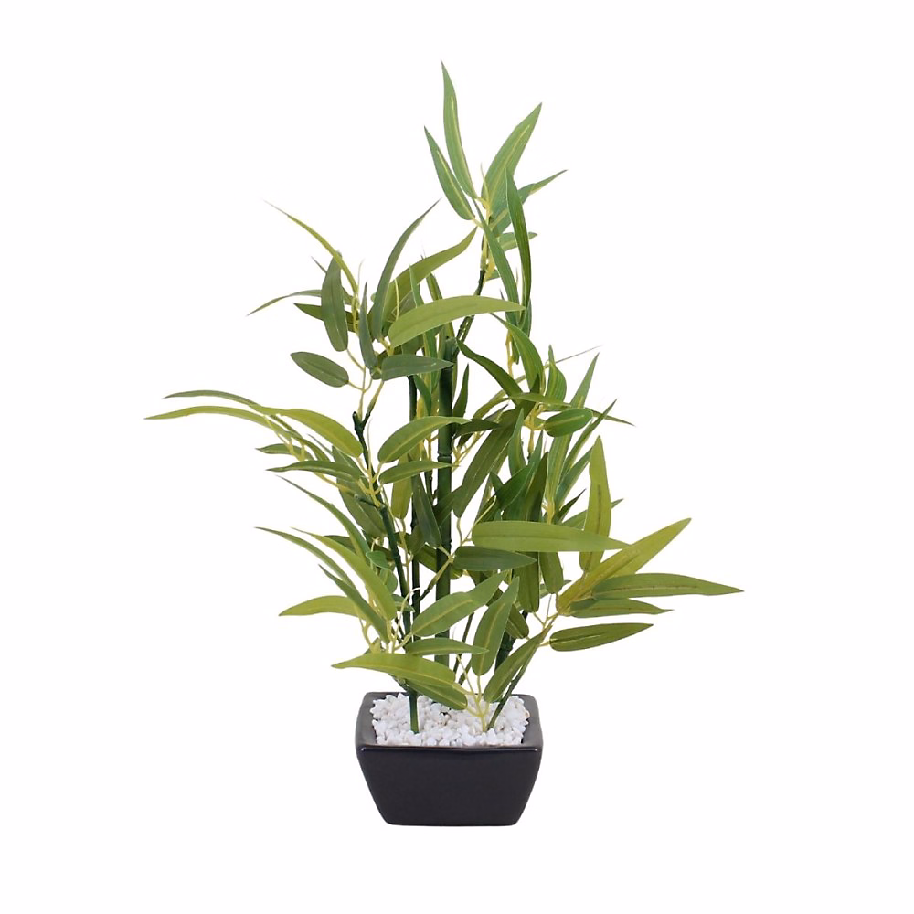 Plantes – Bambou artificiel pot en céramique 40cm