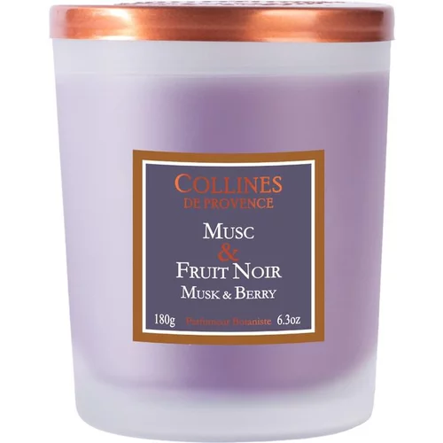 Bougie parfumée musc et fruit noir