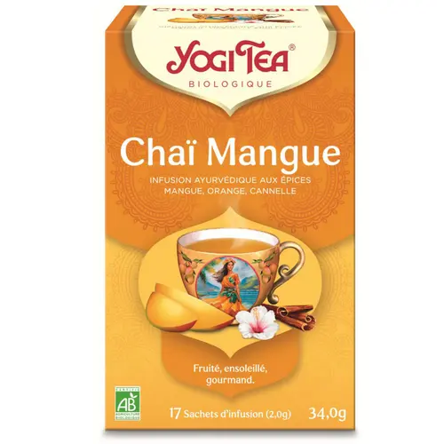 Infusion chai mangue Yogi tea - 17 sachets