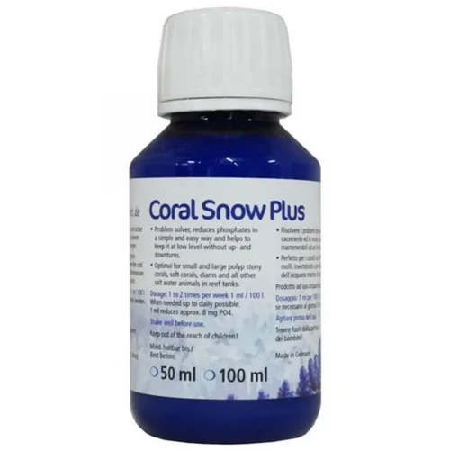 Coral snow plus pour coraux, 100ml, KORALLEN-ZUCHT - à base de microorganismes bénéfiques