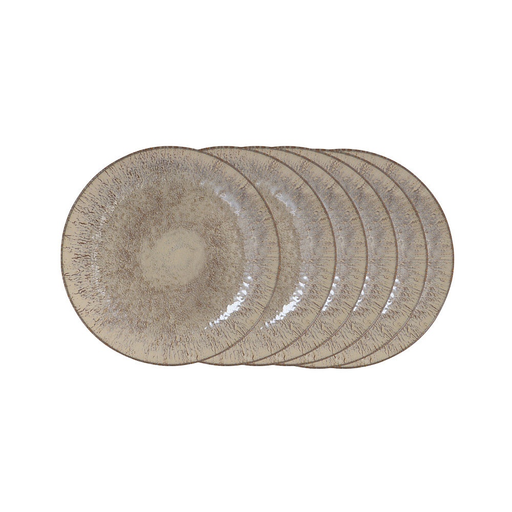 Assiette à dessert Akaris 21 cm (lot de 6) – Réf. XPBGIZQAL3531986211