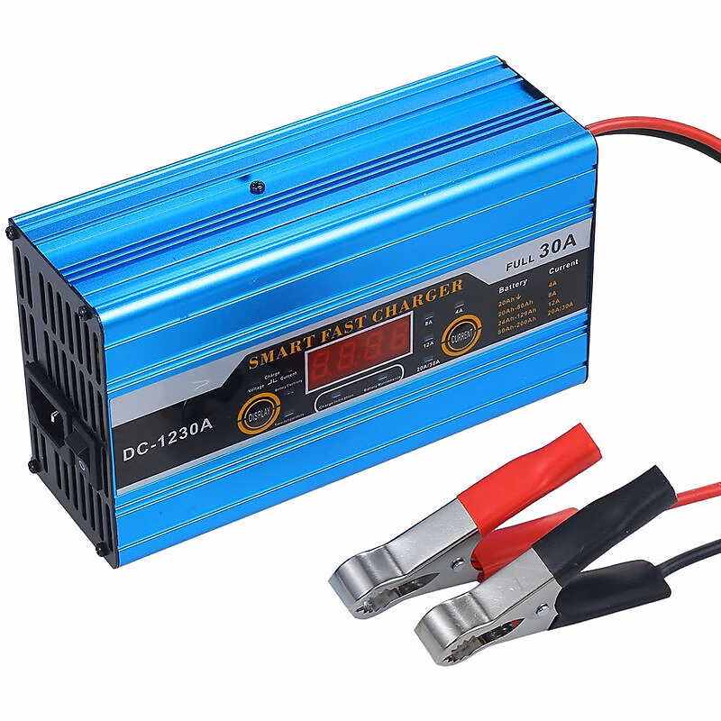Réseau et téléphonie – Chargeur de batterie chargeur rapide intelligent 12V 30A avec chargeur de batterie de voiture à affichage LCD numérique Modèle: Pr