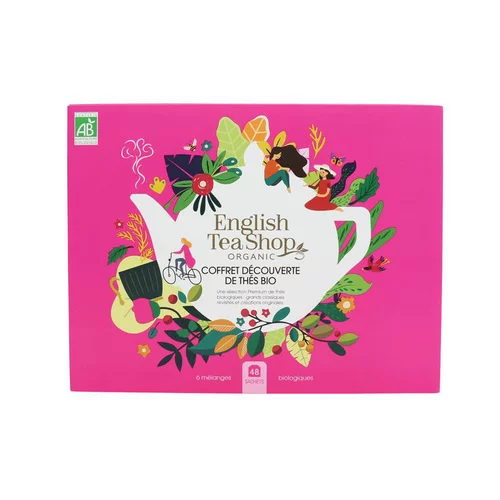 Coffret Découverte de thés bio English Tea Shop - boîte de 98 g