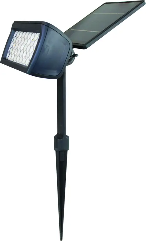 Spot extérieur Power spot pro 300 lm coloris noir en aluminium - 30 cm