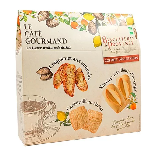 Coffret de biscuits traditionnels du sud Biscuiterie de Provence - 210 g