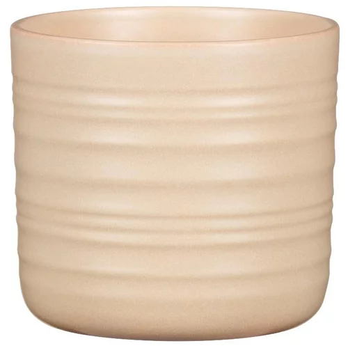 Cache-pot en céramique beige Scheurich 850 Dry reed - Ø 23 cm