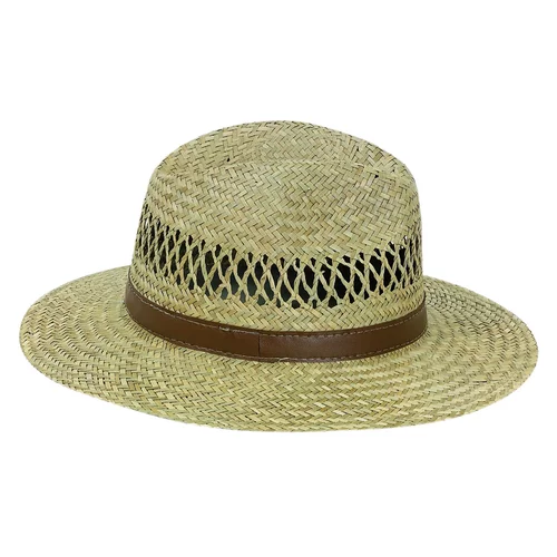 Chapeau de paille camberra beige pour homme taille 58
