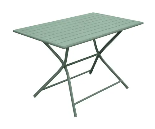 Table Max coloris vert en aluminium - 110 x 70 x 74 cm