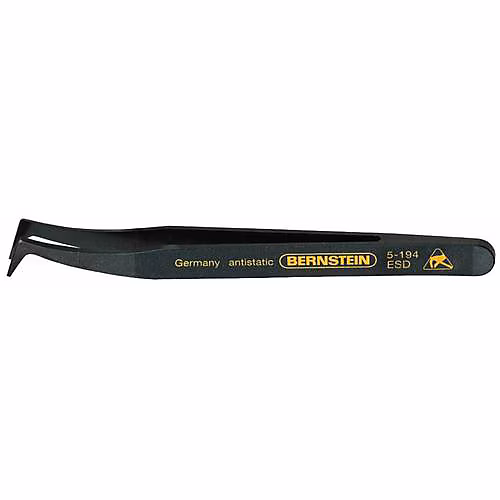 Pince brucelle de précision Bernstein 5 – 194 NK6 | plastique conducteur 120 mm