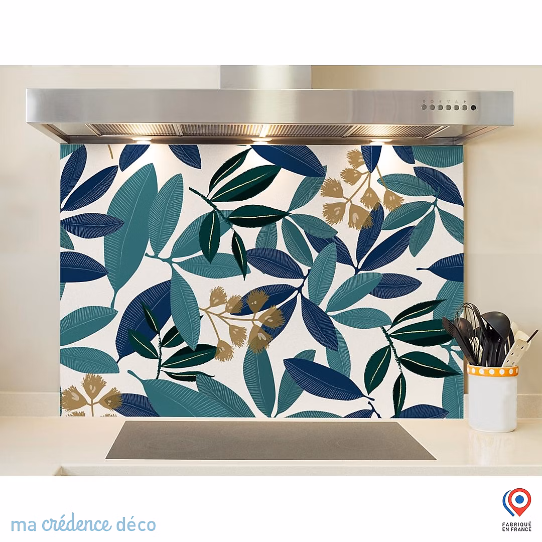 Crédence cuisine fond de hotte Végétation 2 – Alu composite | L 60 cm x H 45 cm | MaCrédenceDéco
