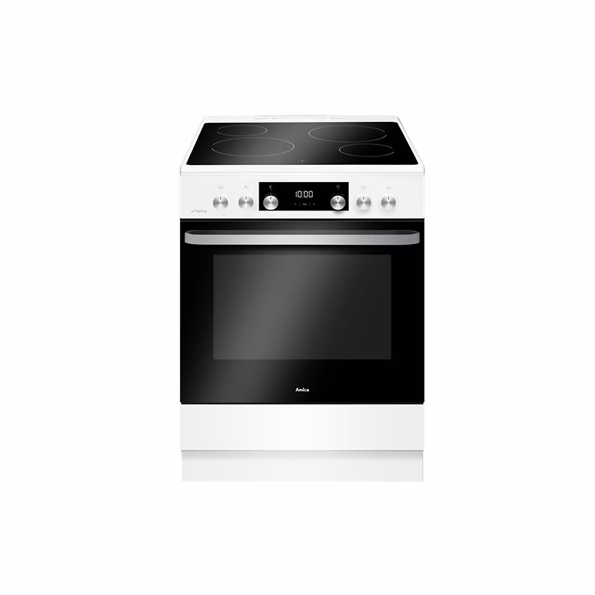 Cuisinière vitrocéramique 77l 4 feux blanc Amica ACV7005RB – Réf. EKTRWWXVA0947888342