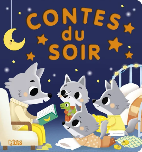 Livre "Contes du soir - Tome 3" aux Éditions Lito collection Les albums