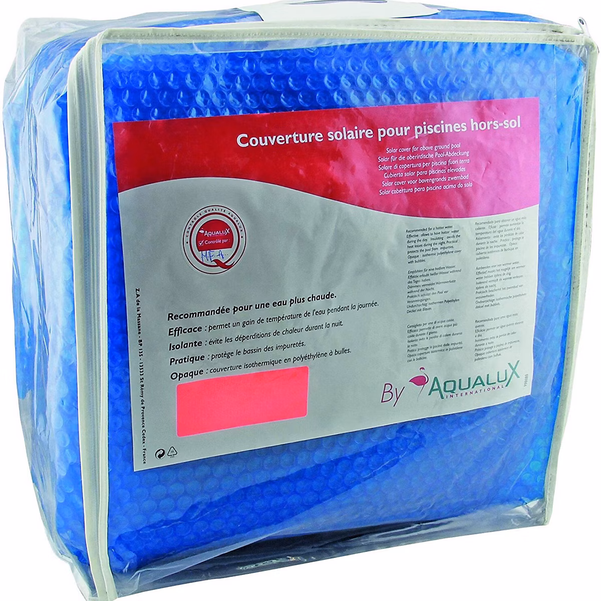 Bâche à bulles Pour Piscine Acier Ovale 10 X 5.50 M | 180 Microns – Bleu – Bâche Solaire EDG