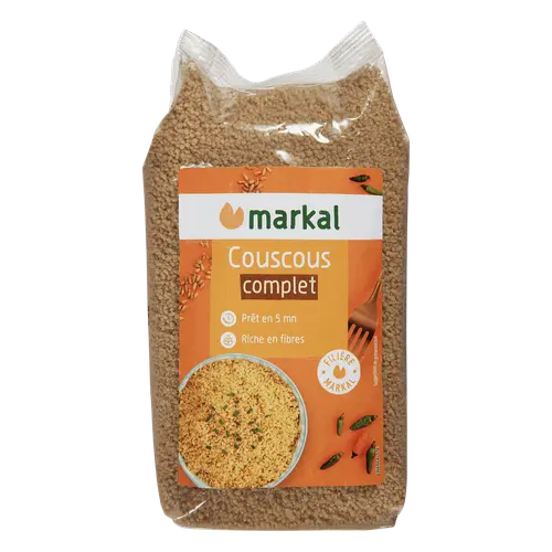 Couscous complet bio Markal sachet - 500 g