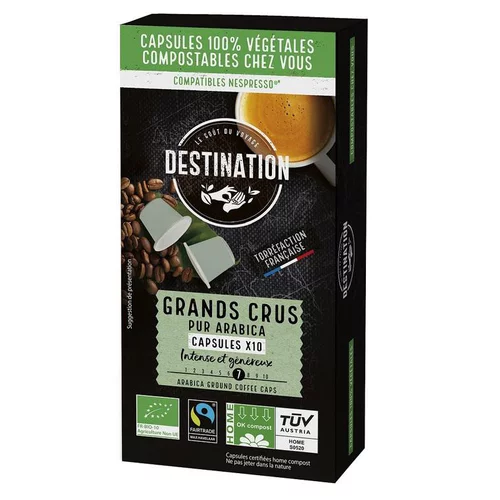 Capsules biodégradables Grands Crus bio FFL