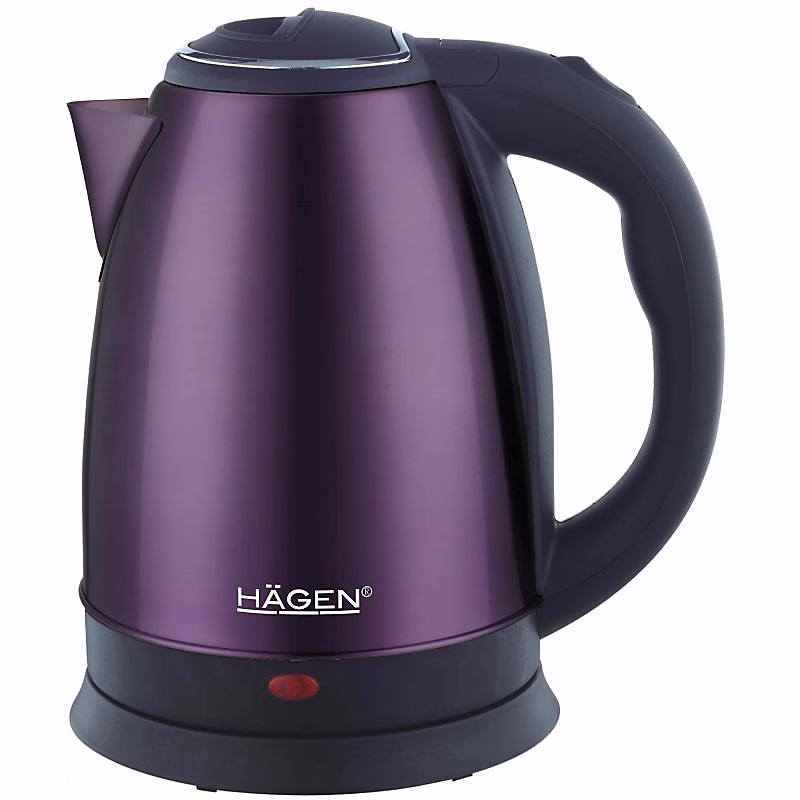 Bouilloire électrique 1.8L inox sans fil violet Hagen HA5525-PUR – Réf. RFKCFFCQX9017634792