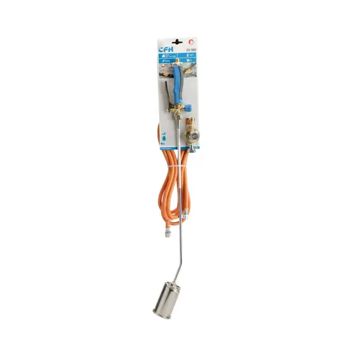 Désherbeur thermique lance bleu acier et PVC 100 cm