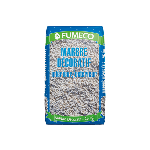 MARBRE DÉCORATIF BLANC 8/16 FUMECO® - 25KG