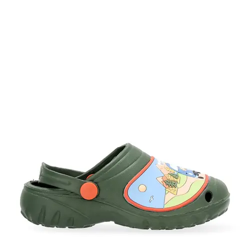 Sabot Road Trip enfant coloris vert kaki en caoutchouc synthétique EVA Blackfox - pointure 24/25