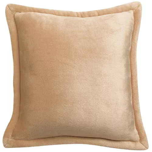 Coussin décoratif coloris grège en polyester Tender Vivaraise – 50 x 50