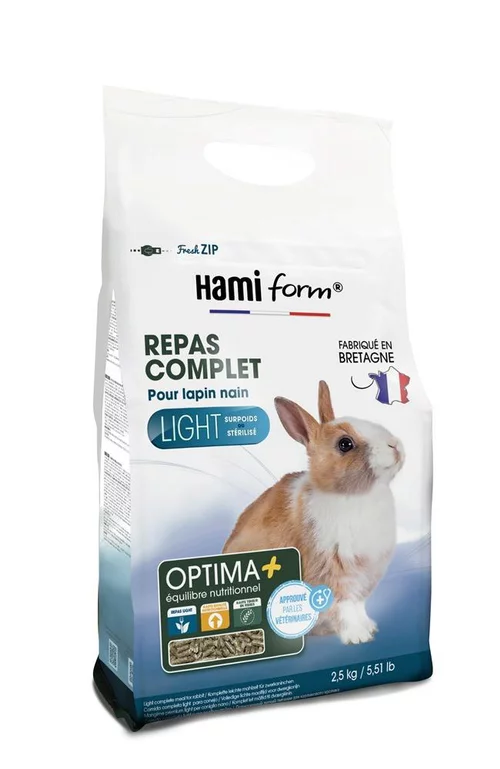 Repas lapin nain light - 2,5 kg