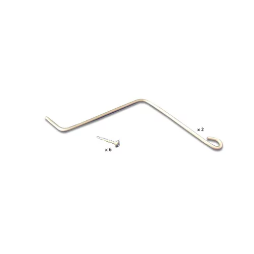 Fixation en inox pour plancher de ruche 15,5x4,5
