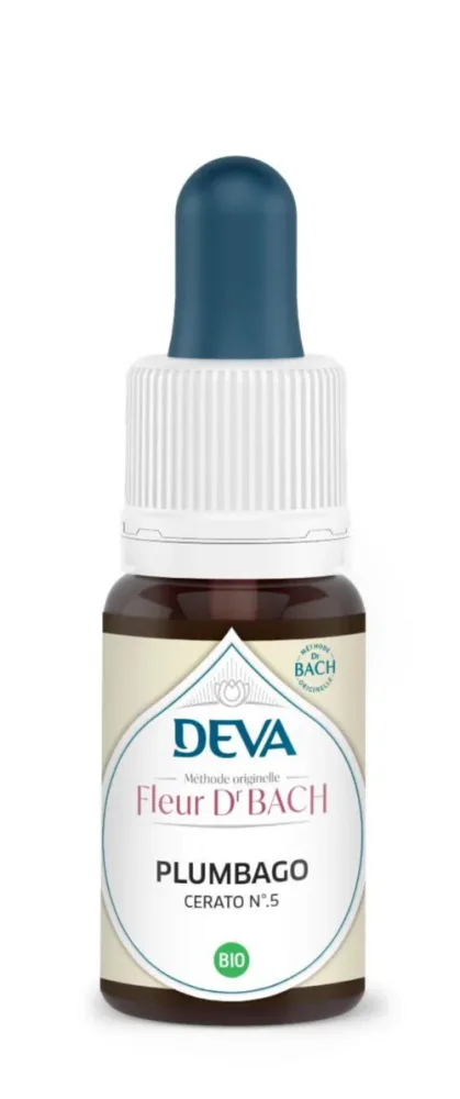 Complément alimentaire fleur de Bach plumbago bio Deva - 15 ml