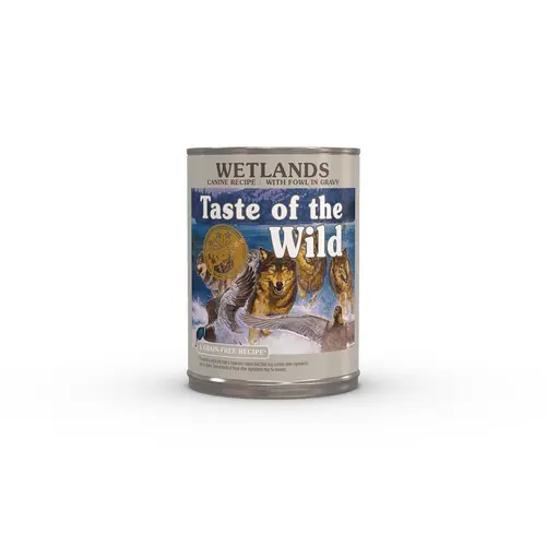 Pâtée pour chien adulte sans céréales canard Taste of the Wild Wetlands - 390 g