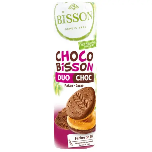 Biscuits bio choco bisson duo choc Bisson - 300 g