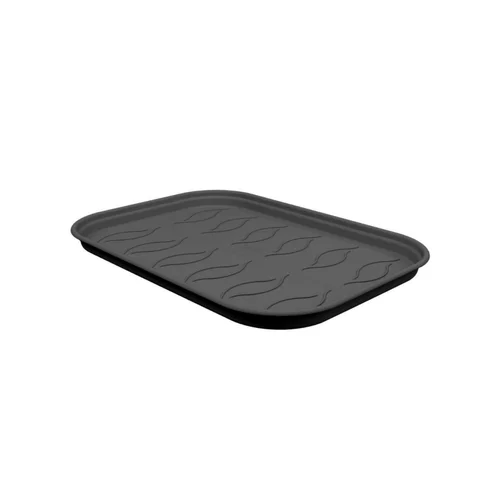 Soucoupe noire taille S pour plateau de culture 16,6 x 23,6 cm