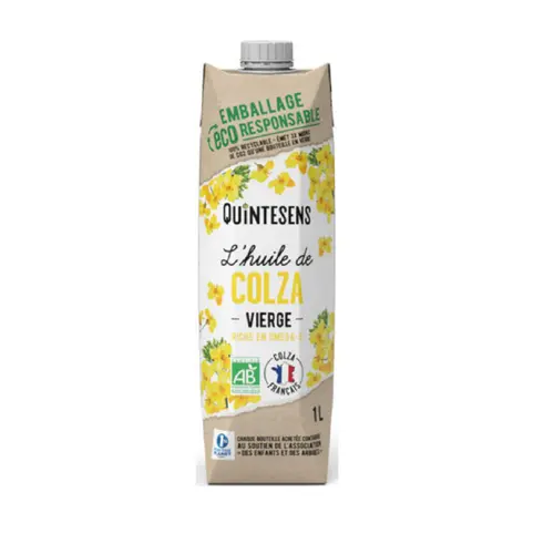 Huile de colza vierge bio Quintesens - 1 L