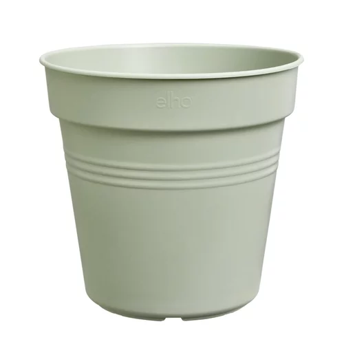 Pot de culture en polypropylène vert pierre Elho Green basics - Ø 11 x H 10,2 cm