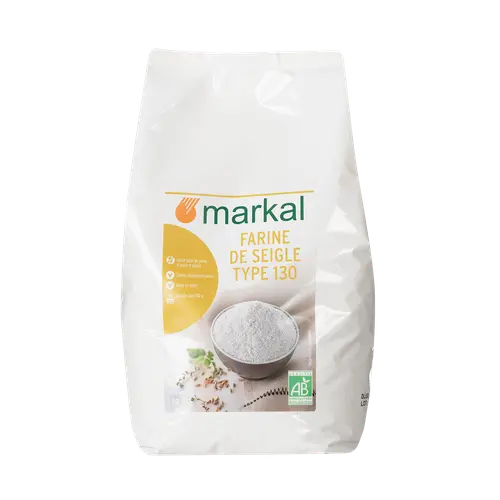 Farine de seigle T130 bio – 1 kg