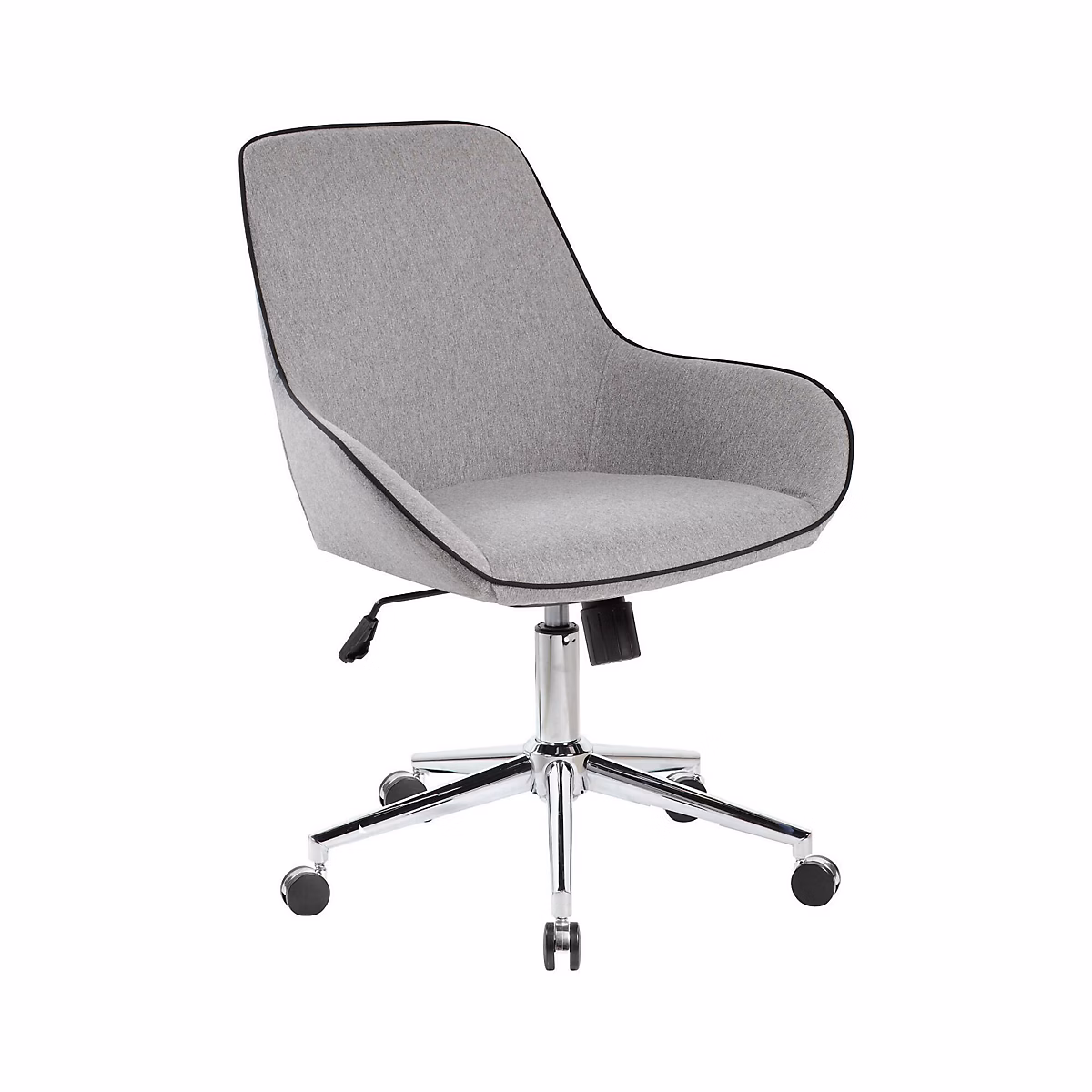 Chaise à Roulettes Lumineuse – Réglable Gris
