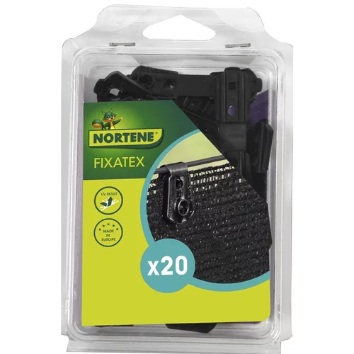 Clip de fixation Fixatex pour Natte noir 34x20 cm