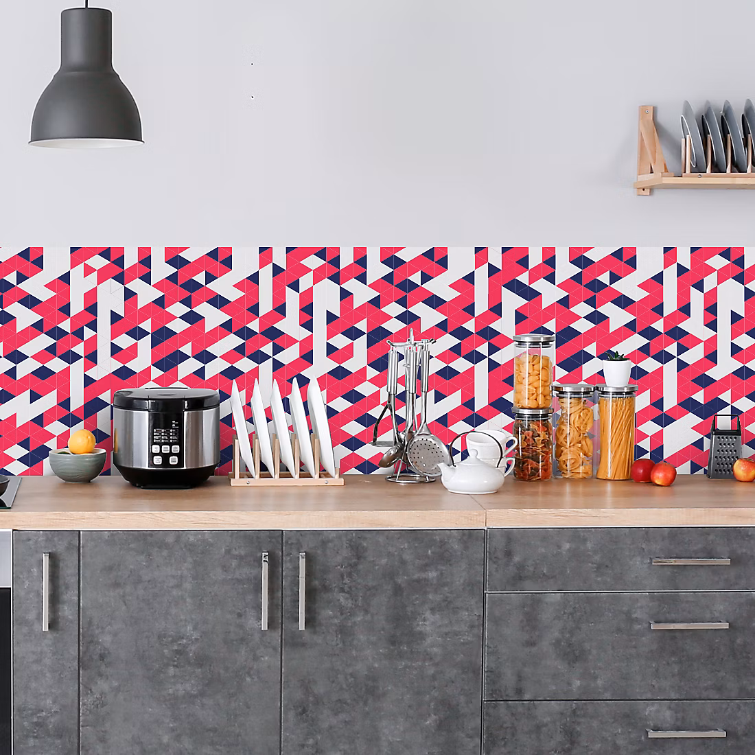 Crédence adhésive décoration moderne design 60 × 200 cm