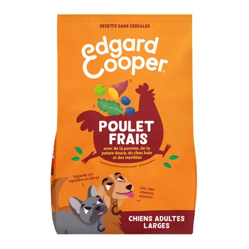 Croquettes pour chien adulte au poulet sans céréales Edgard & Cooper - 12 kg