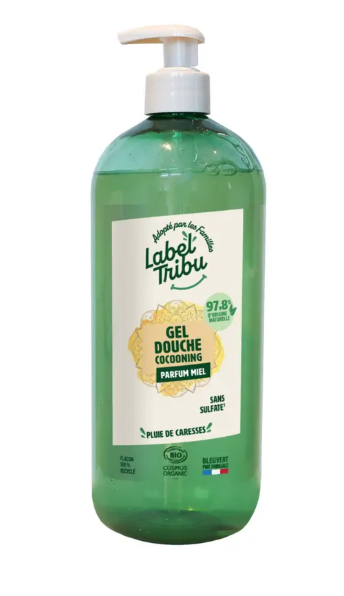 Gel douche cocooning bio Label Tribu - 1 L