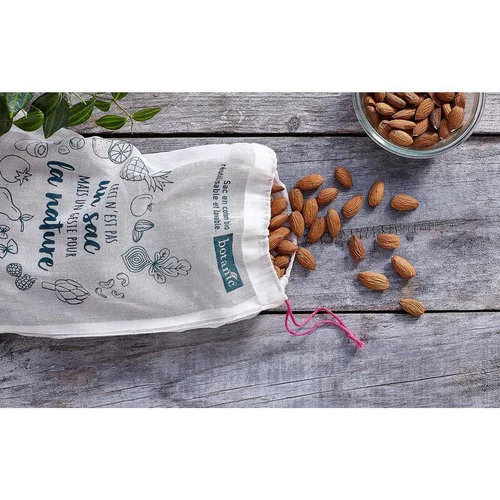 Sac à vrac taille L botanic® en coton bio