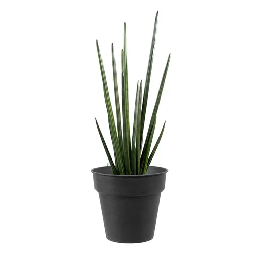 Pot horticole en acier peint anthracite Ø 19 x H 17 cm