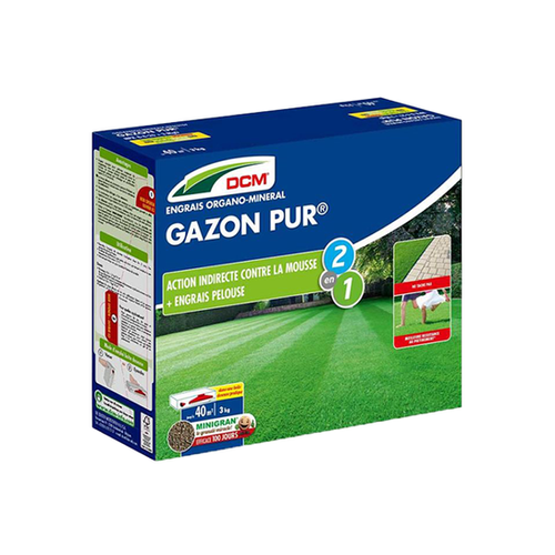 ENGRAIS GAZON PUR® DCM® - 3KG