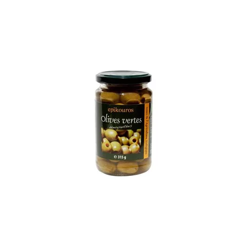 Olives vertes dénoyautées bio Epikouros - 315 g