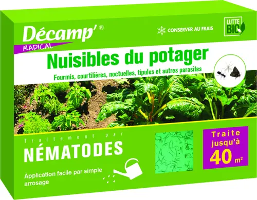 Nématodes contre nuisibles du potager 40 m2