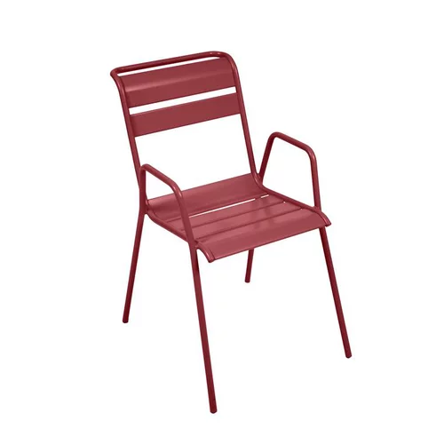 Fauteuil bridge coloris piment Monceau Fermob - 86 cm