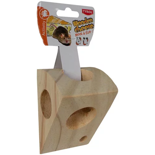 Morceau de fromage en bois pour rongeurs