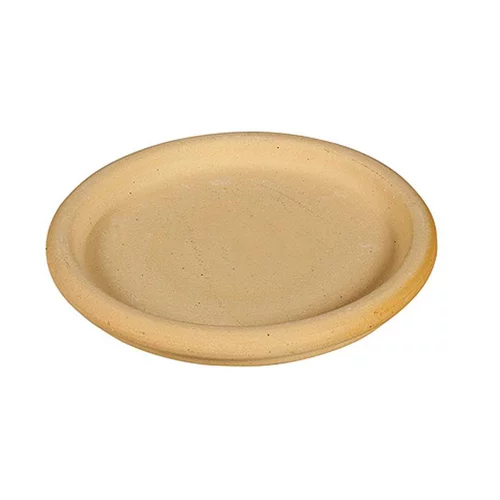 Soucoupe ronde sable D.20 x H1,7 cm