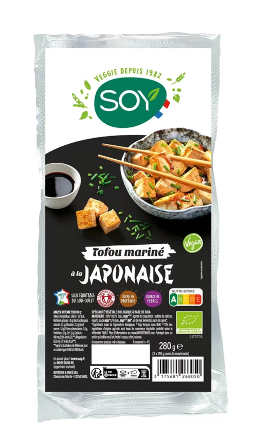 Tofou mariné à la japonaise SOY - 2 x 140 g