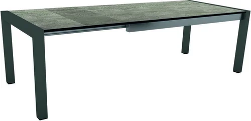 Table extérieure extensible en aluminum HPL Stern - 174 x (214/254) x 90 x 7 cm